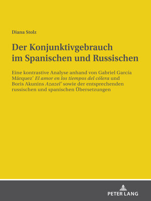 cover image of Der Konjunktivgebrauch im Spanischen und Russischen
